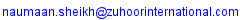 Email contact for Zuhoor International